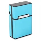 Портативный тонкий алюминиевый чехол для сигарет, контейнер для хранения сигар, аксессуары для курения