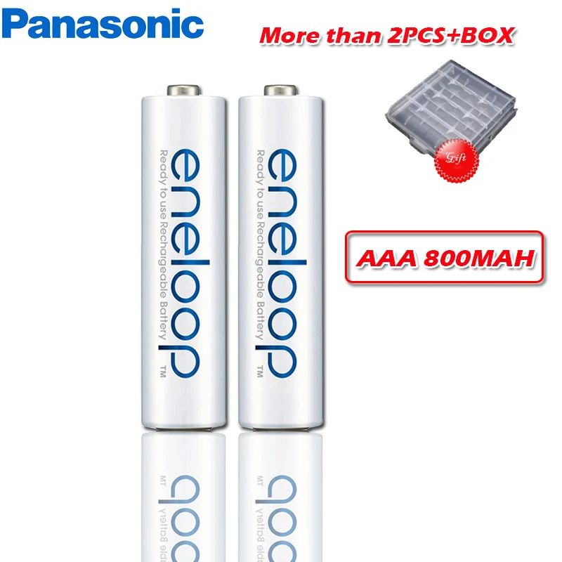 100% оригинальный Panasonic 1 2 в 800 мАч AAA перезаряжаемая батарея для игрушек с