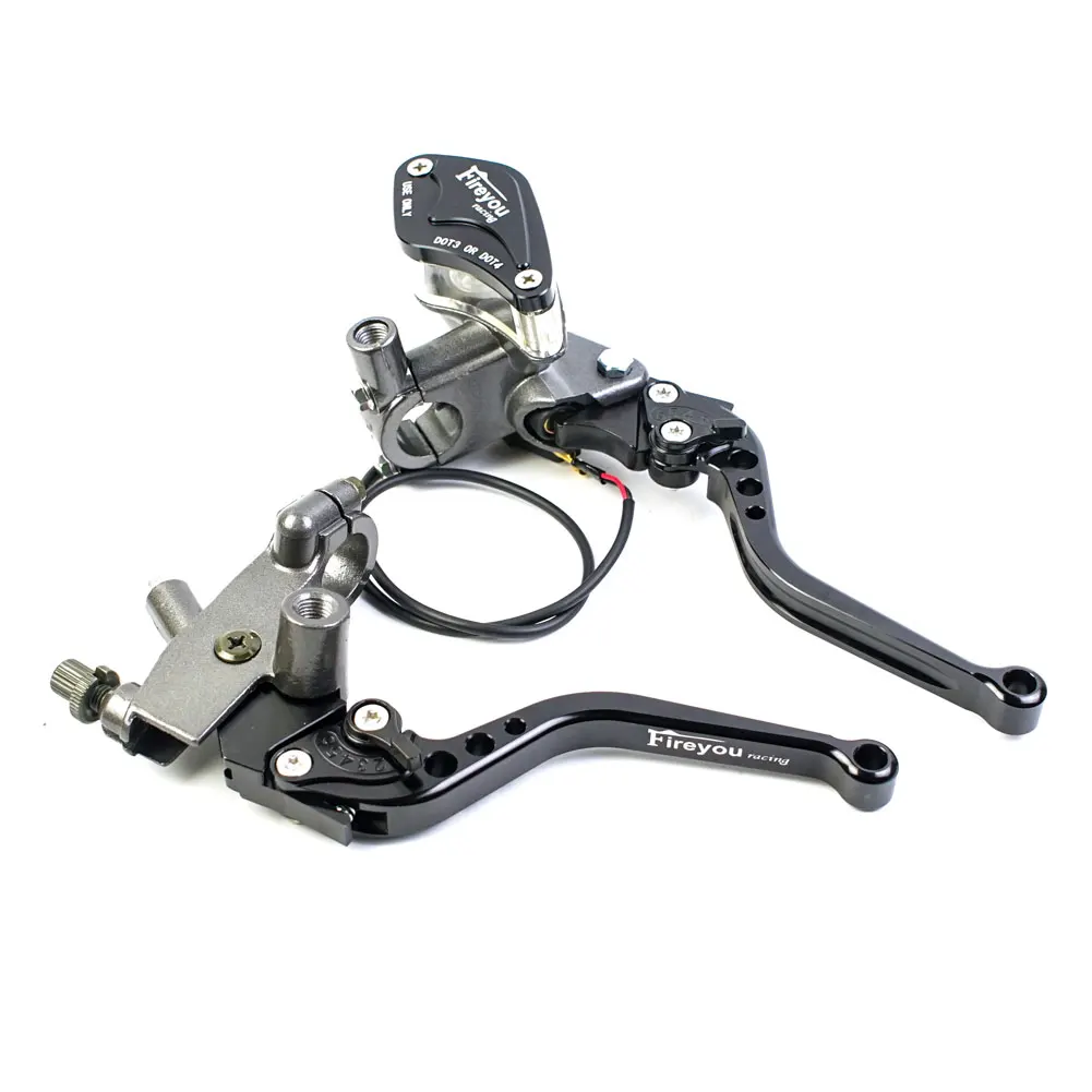 

Универсальные ручки для тормозов мотоциклов, 7/8 дюйма, 22 мм, с гидравлическим сцеплением, рычаги главного цилиндра для Honda Yamaha msx125