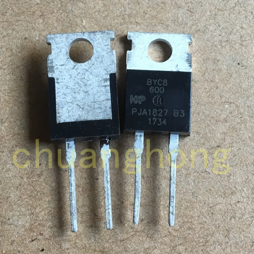 

1Pcs/Lot Original New BYC8-600 Rectifier Diode TO-220-2 BYC8