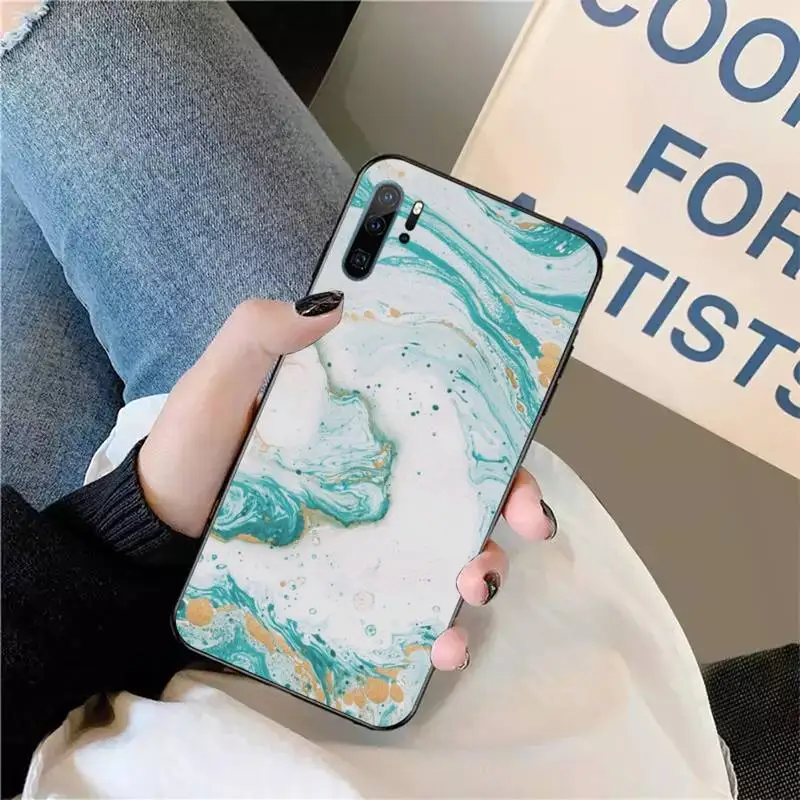 

Love Pink Marble Phone Case For Huawei honor Mate P 9 10 20 30 40 Pro 10i 7 8 a x Lite nova 5t