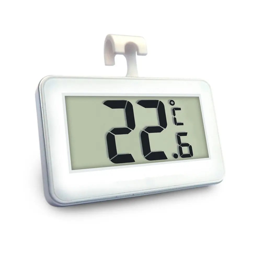 

Household high-precision waterproof electronic thermometer memory function Magnet and hook high or low temperature alarm 1 pcs