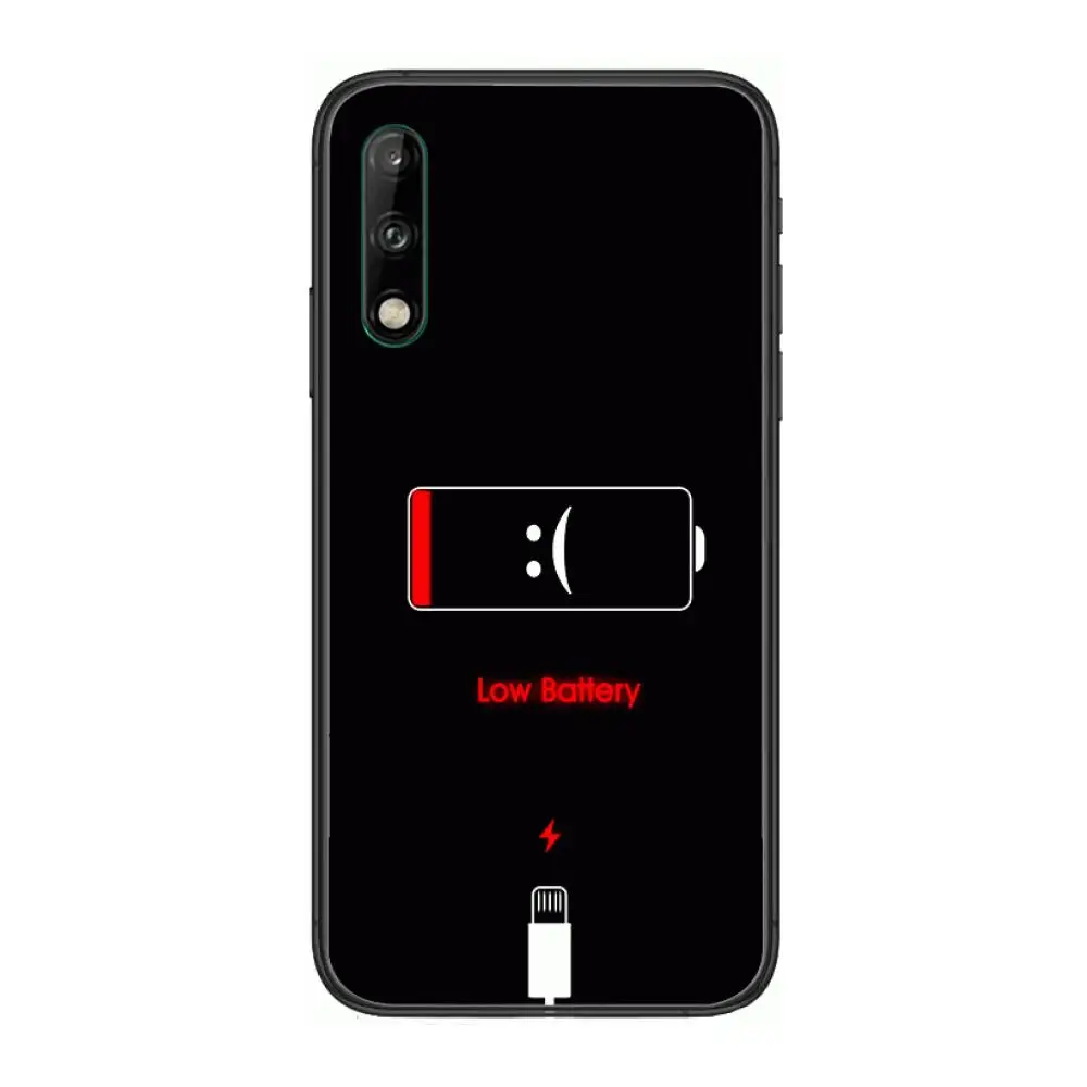 

Fashion Personality Clear Phone Case For Huawei Y 5 6 7 8 9 A P S Pro 2020 2019 Black Etui Coque Hoesjes Comic Fashion