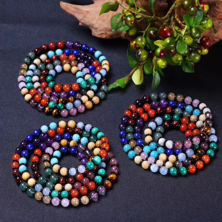 

natural crystal 108-grain Duobao bracelets