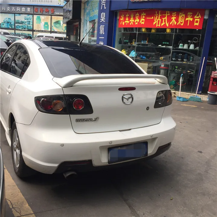 Спойлер для Mazda 3 спортивный спойлер из АБС пластика заднего крыла автомобиля 2006