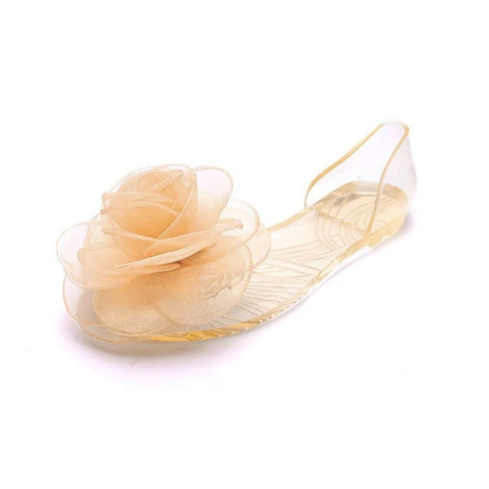 SAGACE/Новинка Модные женские босоножки Летние прозрачные туфли на плоской подошве