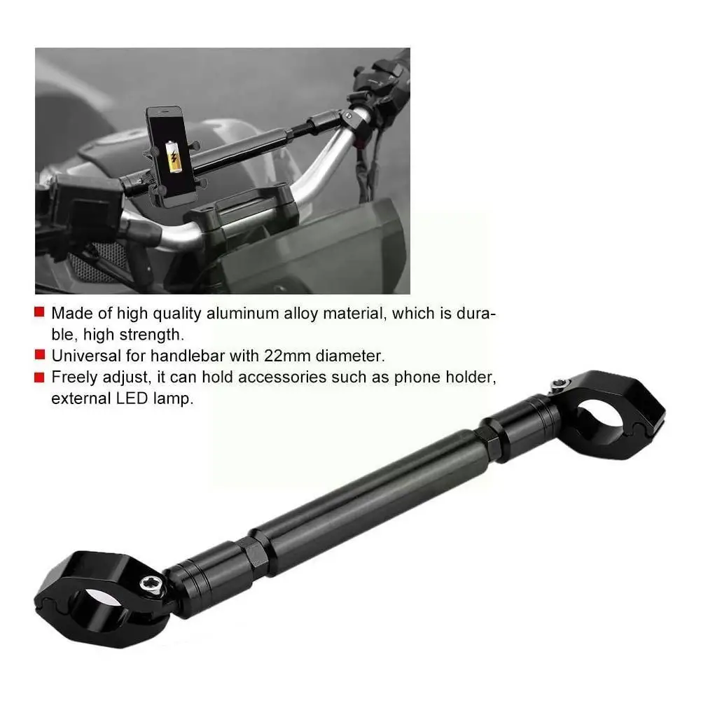 

Motorcycle Crossbar Motocross Universal Adjustable Aluminum Bar Lever For 7/8" Handlebar Alloy Balance CNC Strengthen 22mm I6S6