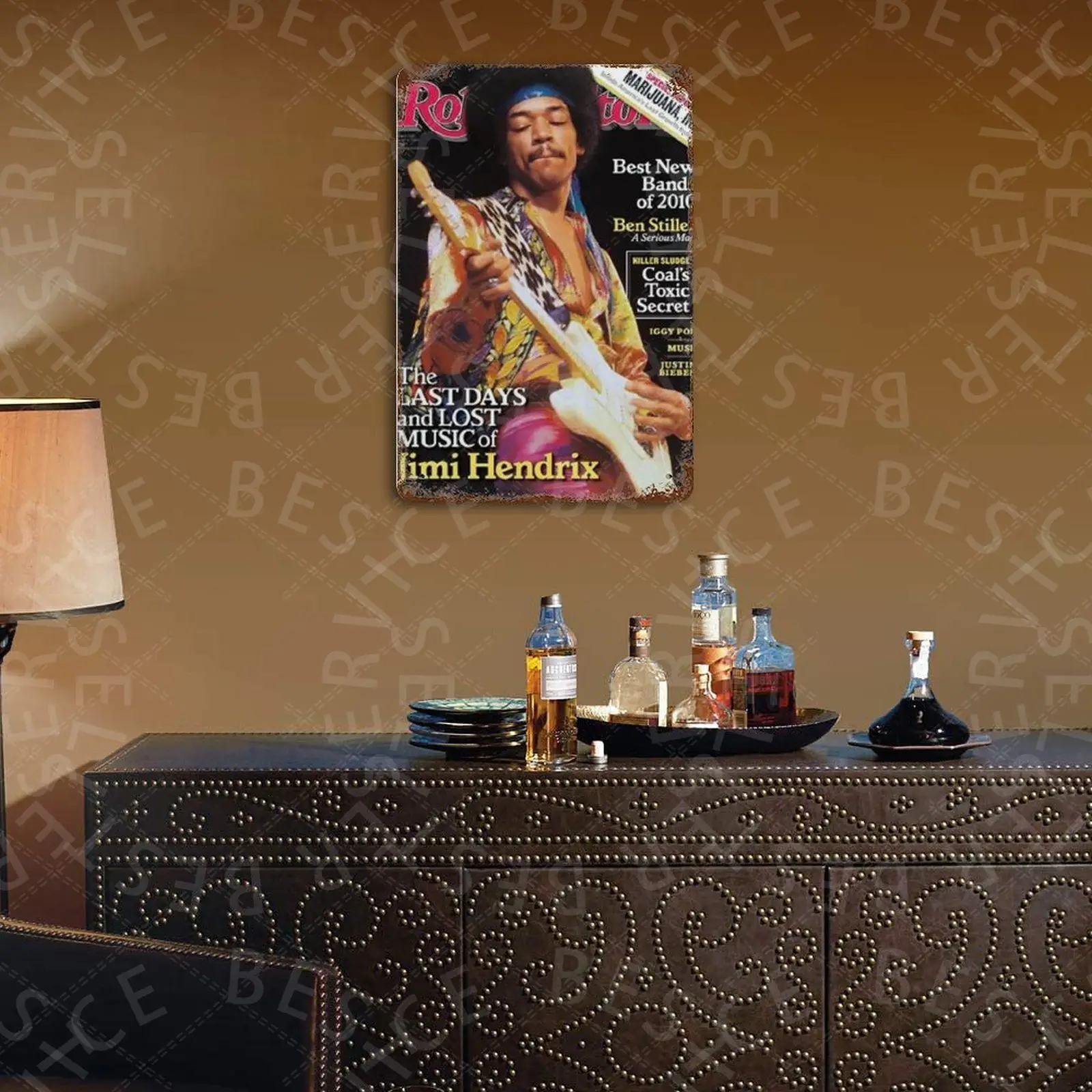 

Jimi's Last Ride Tin Sign Plaque Plate Wall Decor Casino Decorative Plates Metal Pub Metal Vintage For Bar Pub Club