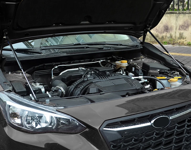 Для Subaru XV из нержавеющей стали, автомобильный Стайлинг, крышка двигателя, опорная стойка капота, штанга, гидравлический капот, 2 шт