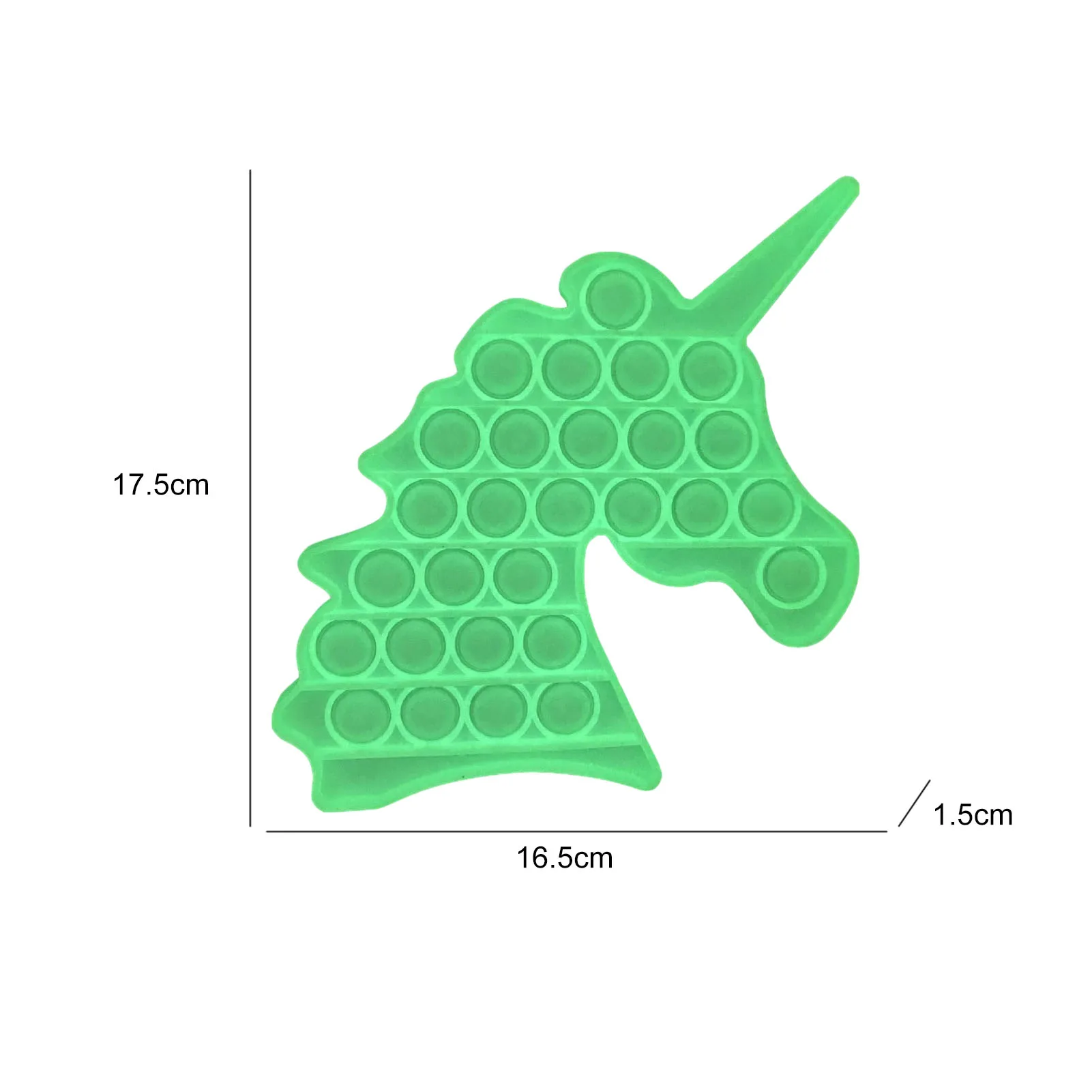 

Luminous Push Pop Bubble Sensory Toy Adult Child Funny Anti-stress Pop it Fidget Toys Autism Needs Squish Stress Reliever Toys