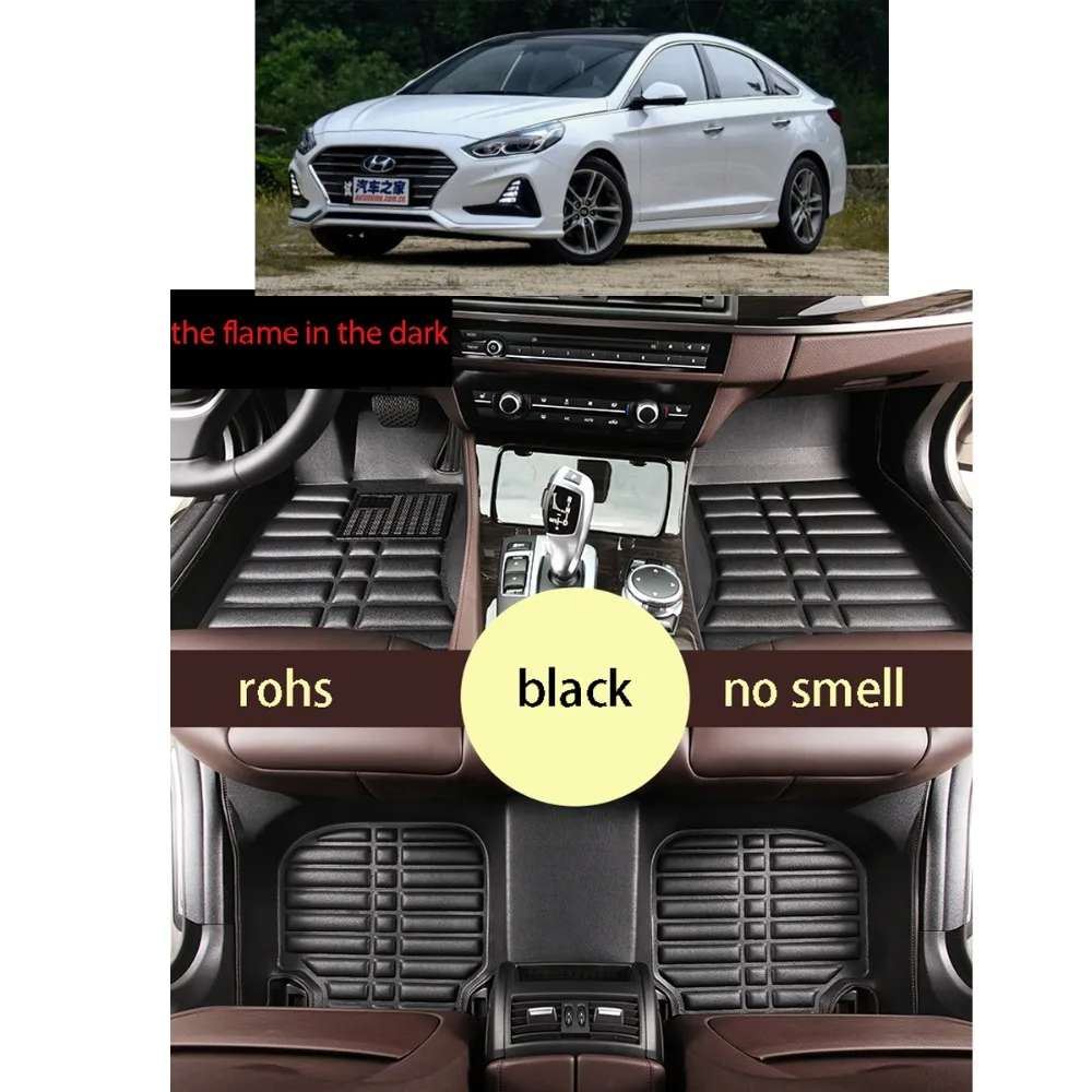 Кожаные автомобильные коврики lsrtw2017 для hyundai sonata 2010 2011 2012 2013 2014 2015 2016 аксессуары