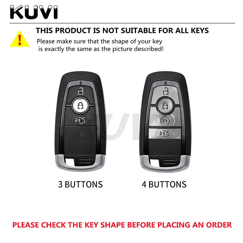 Кожаный чехол для автомобильного ключа из ТПУ Ford Fusion Mustang Explorer F-150 2017 2018 защитный