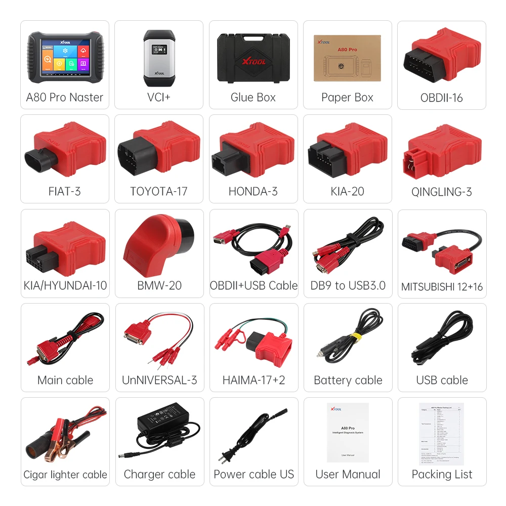 XTOOL A80 Pro Master(H6Pro мастер) OBD2 сканер эбукодирования Programmming ключ кода OBD 2 Авто