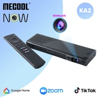 mecool online meeting ka2 now android 10 0 tv box with 1080p hd camera microphone 216g 464g smart media player for television