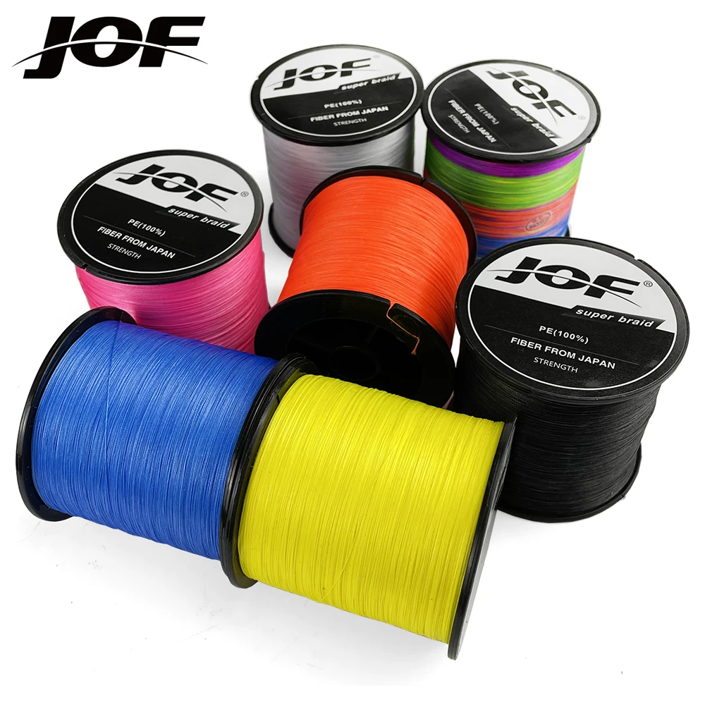 

JOF Brand 300M Fishing Line 8 Strands Japan Multifilament 100% PE Strong Wire Carp Fishing 18-119LB