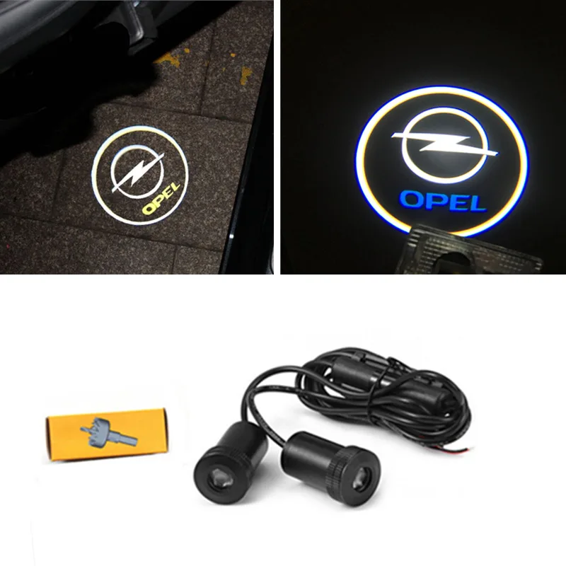 2 шт. лазерный проектор логотипа для Opel Astra H G J Corsa D C B Zafira Vectra Mokka Omega Vivaro