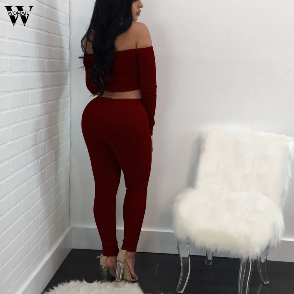 Лидер продаж Womail комплекты одежды комплект из 2 предметов повседневный