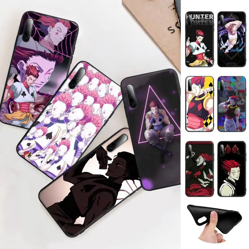 

Hisoka Hunter X Anime Black Silicone Mobile Phone Case Cover For Xiaomi Mi 6 A2 8 10 Lite 9 Se 9t Pro A1 Note 10 Lite