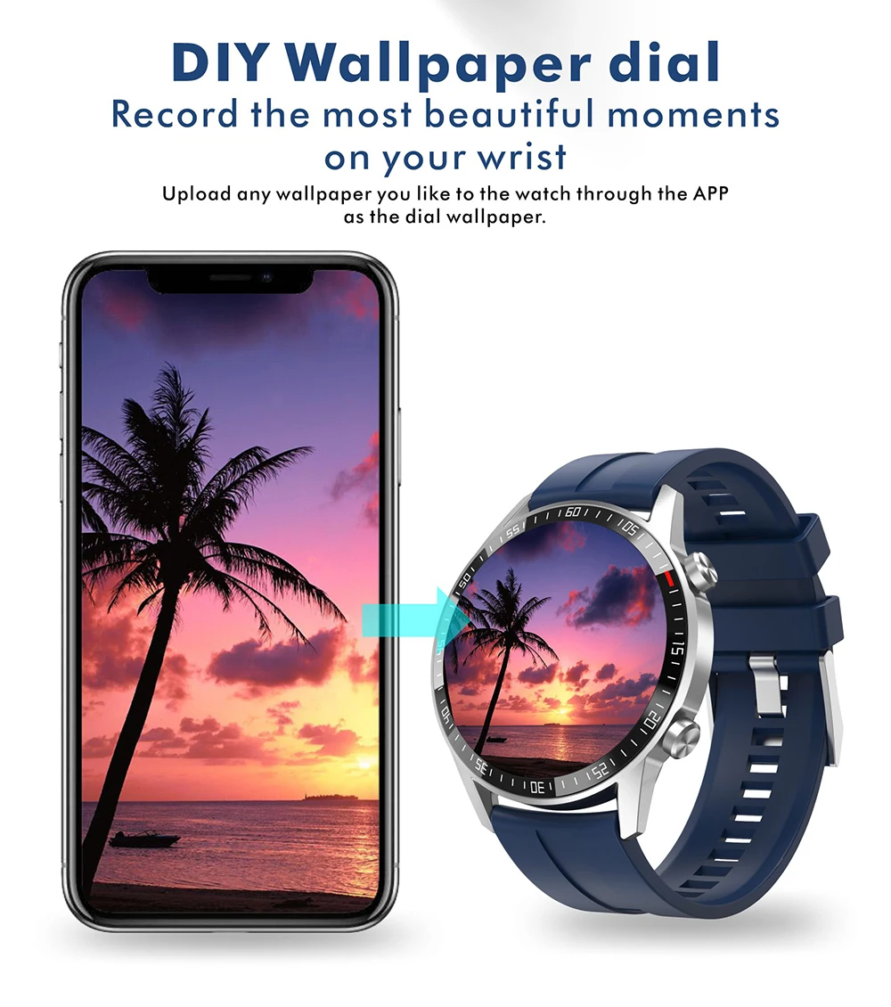 

Geartronics Q88 Bluetooth Music Phone Call Smart Watch Microphone+Speaker DIY Dial Waterproof Man Woman Sport Fitness Smartwatch