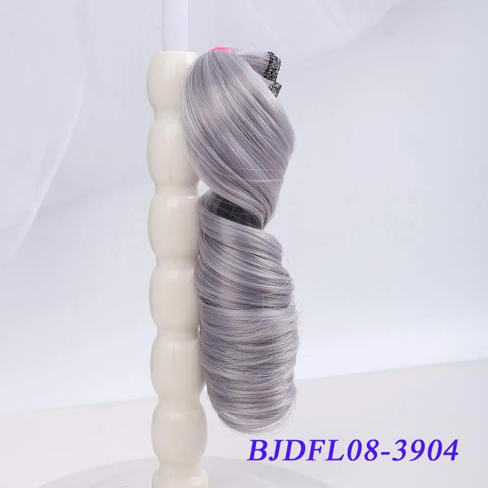 3904 Bybrana длинные вьющиеся волосы 30 см* 100 см и 15 см* 100 см bjd DIY парик для кукол - Цвет: 3904