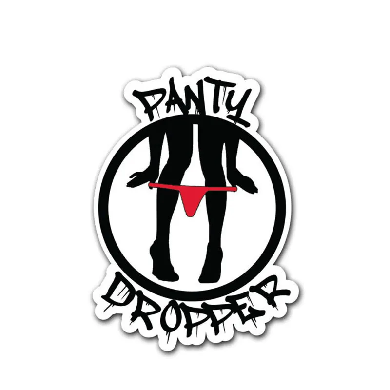 

Sexy Girl PANTY DROPPER Decal Vinyl Drift Japan Low Illest Shocker Funny Euro JDM Car Styling Car Sticker 13cm X 10cm