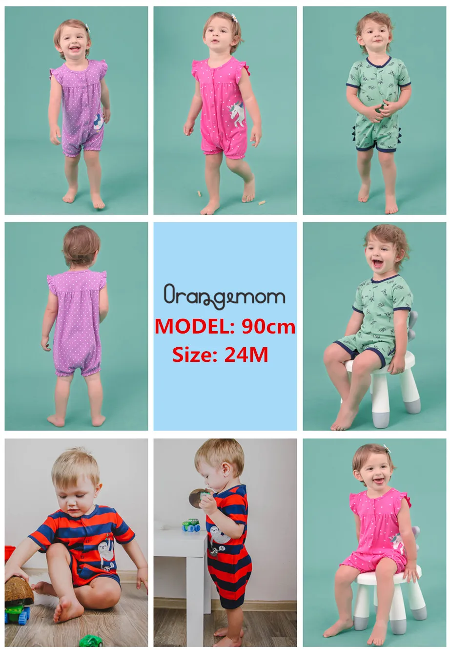 Orangemom/Официальный магазин Летняя одежда для маленьких мальчиков Короткий