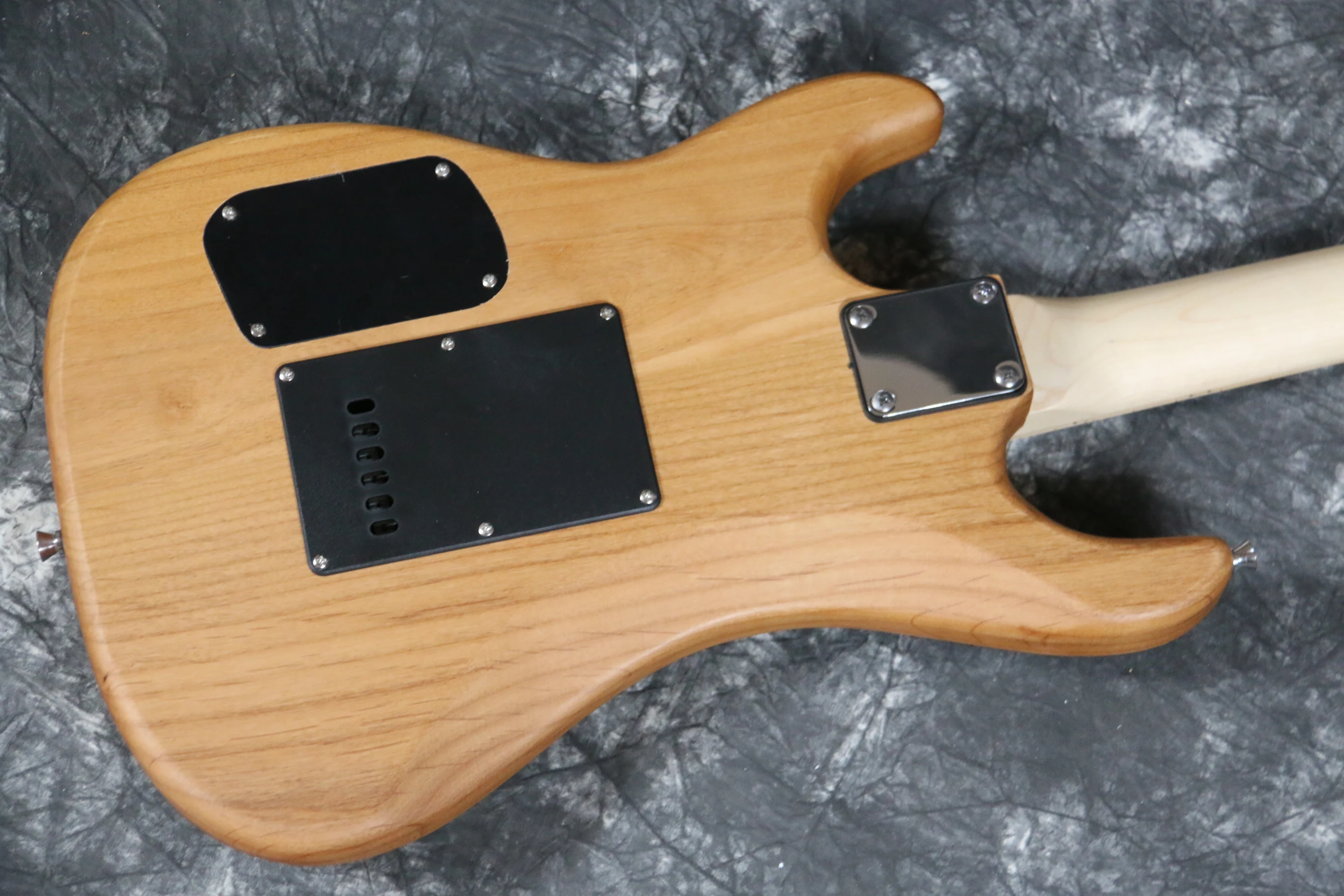 Высококачественная Разобранная гитара комплект клен Шея красное дерево тело