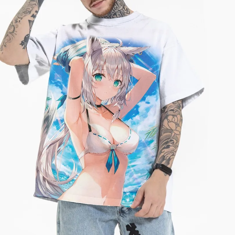 Футболки для мужчин новый бренд дизайн в любое время Xxxx Hentai печатная аниме