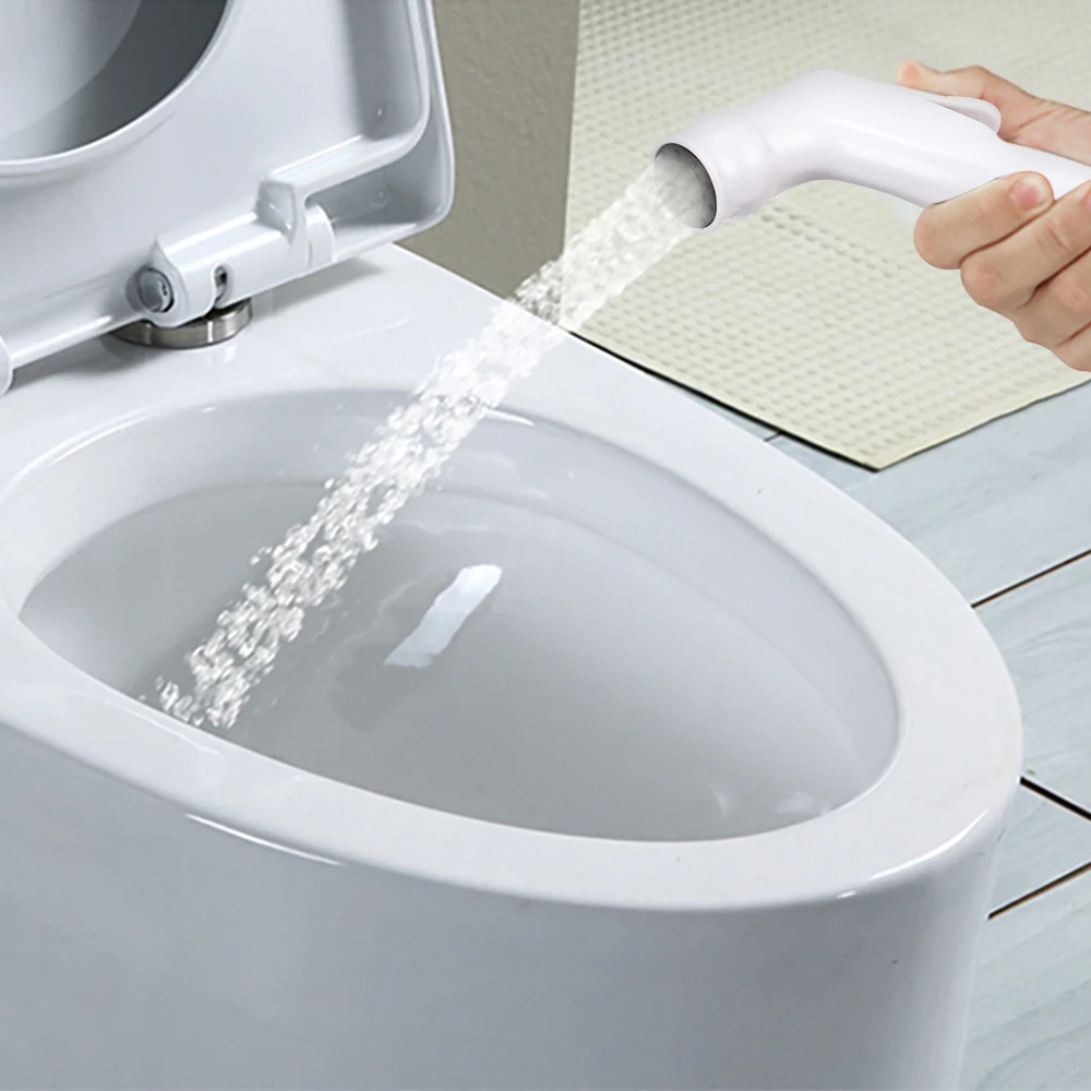 Hand Held Bidet Sprayer Set Atalawa ABS Handheld Toilet Attachment Muslim Shower Spray Gun Cloth Diaper kit AA03 | Обустройство дома