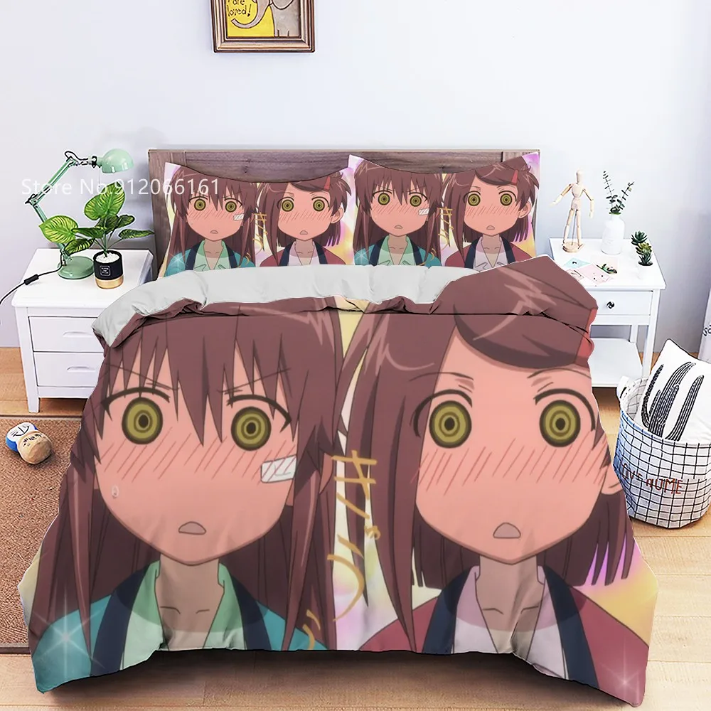 

Kiss x Sis Bedding Set Kawaii Sexy Lady Duvet Cover 3D Print Cartoon Anime Bed Quilt Cover Single Queen Bed Cover Set 2/3 Pieces