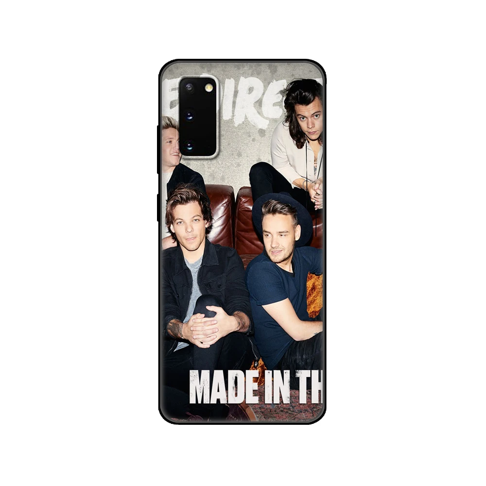 Черный чехол из ТПУ для Samsung galaxy S20 /S20 PLUS/S20 ultra/S20 + /S20FE задняя крышка One Direction Louis