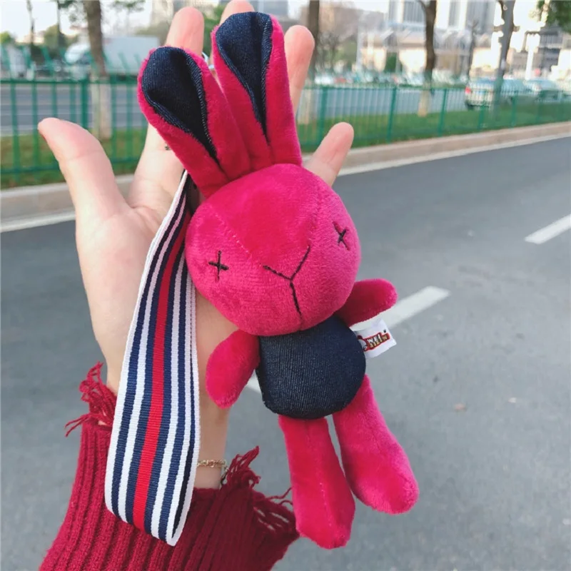 2020 креативный ковбойский брелок с кроликом для девочек ручной ремешок сумка