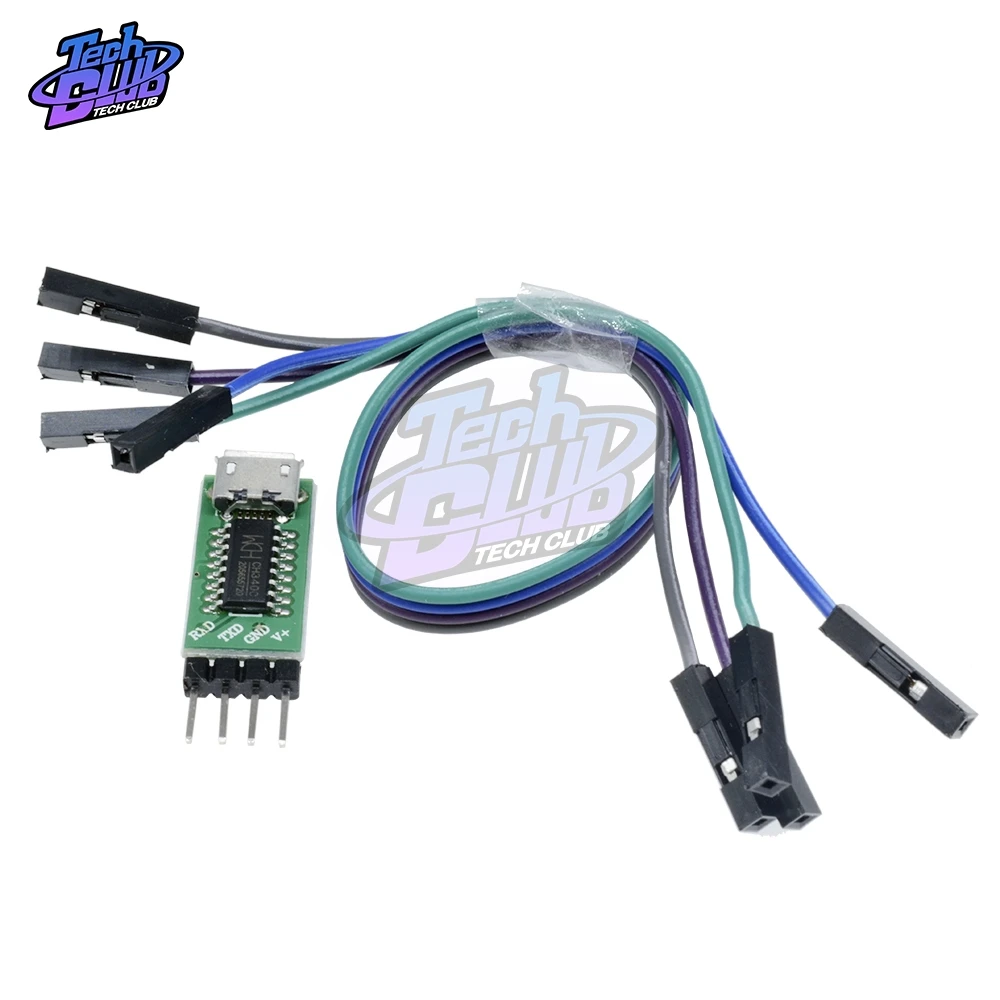 Mini CH340C Micro USB/TTL последовательный порт ISP модуль загрузки 5 в 3 В 500mA заменить CH340G CH340T