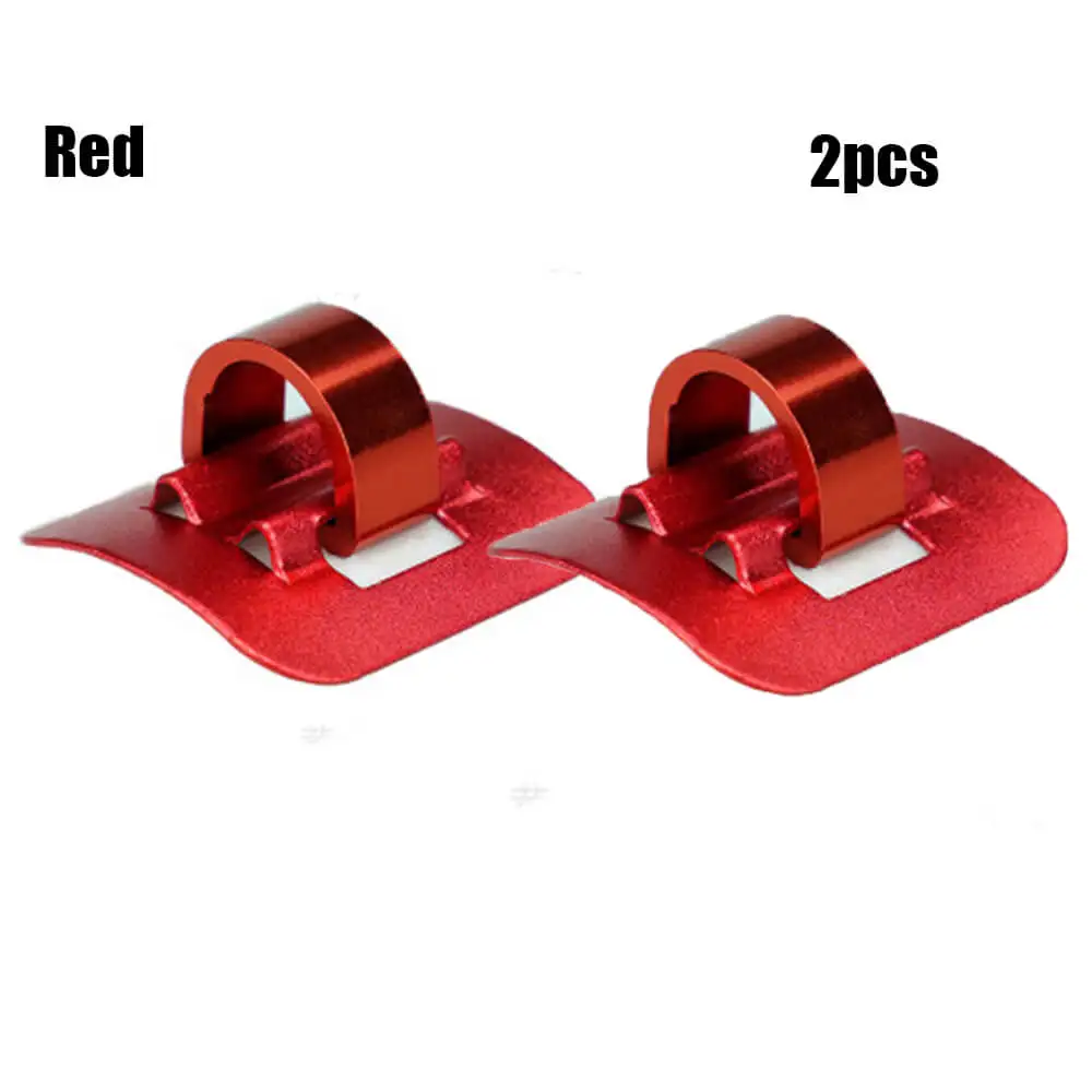 2pcs - red 1/2 шт. профессиональный скутер сплав кабельный Хомут-органайзер для Xiaomi Mijia M365 электрический скутер аксессуары для скейтборда - Цвет: 2pcs - red