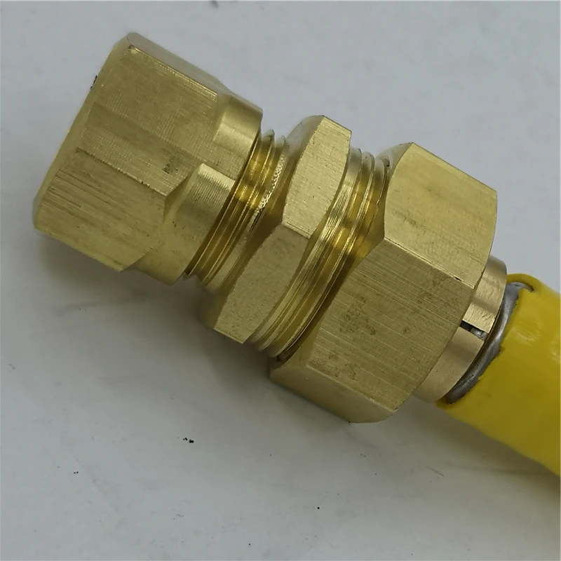 

factory 60cm 1/2 inch DN15 Domestic natural gas pipe 304 stainless steel Metal corrugated hose Cooker Water heater accessories
