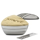 Основа для сита KRUVE с 5 сменными ситами, калибровочный инструмент, измерительный размер в количественных микронных единицах