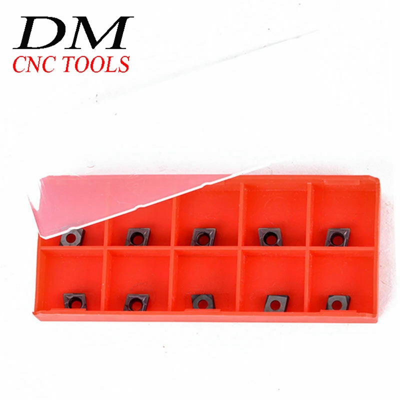 10pcs CCMT060204 US735/CCMT060204 UE6020/CCMT060204 VP15TF CCMT21.51 internal turning tool carbide insert metal CNC machine |