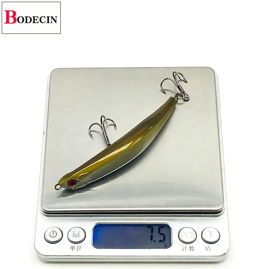 Приманка изогнутая из твердого пластика для рыбалки карандаш китайский Воблер