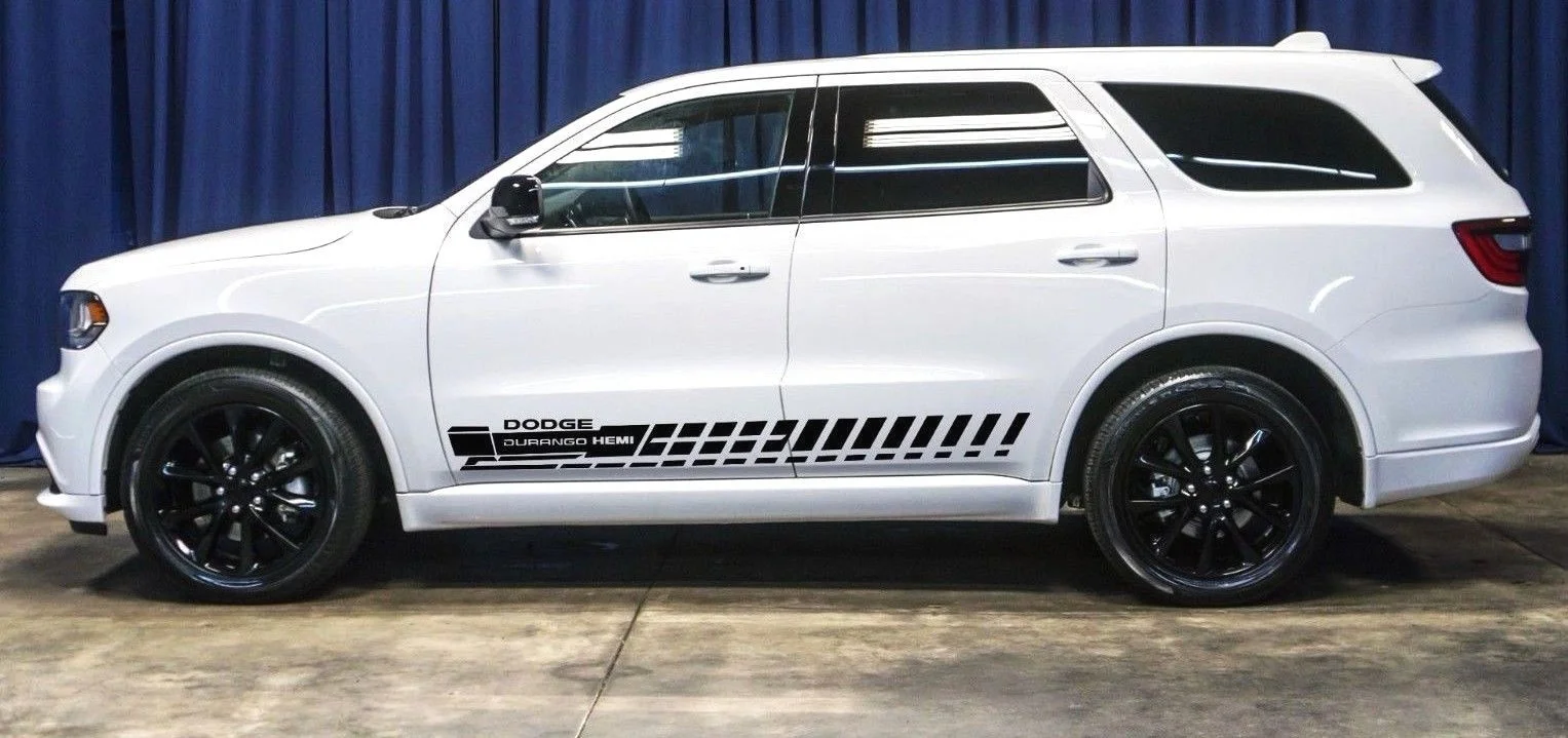 Для 1 набора/2 шт боковая полоса наклейка Графический стикер набор для DODGE DURANGO 2010