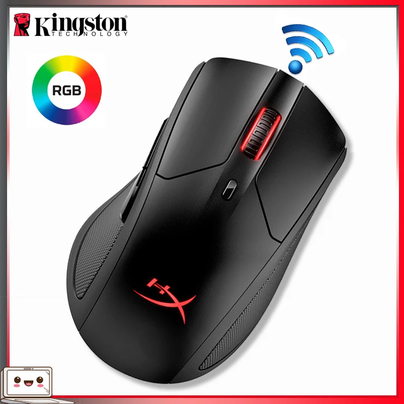 Беспроводная игровая мышь Kingston RGB HyperX Pulsefire Дротика USB для ноутбука/компьютера