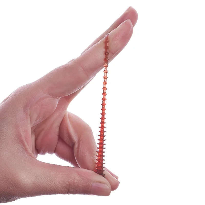 WDAIREN 50pcs Worms Fishing Lure T tail Soft Baits 50mm 0.8g Fishing Jig Wobbler Bass Bait Artificial Fishing soft Lure Tacke