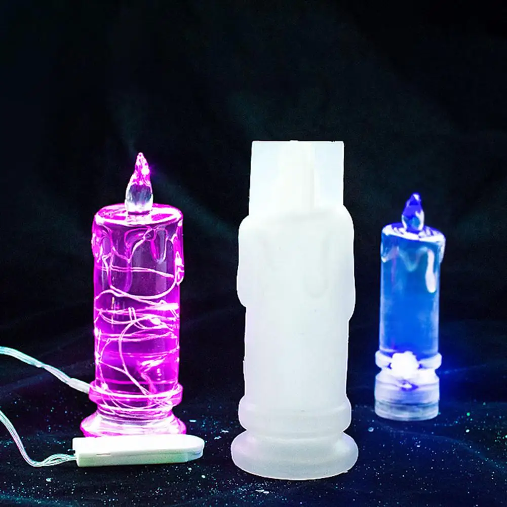 Сделай сам из хрустальной эпоксидной пресс форма Свеча светильник для создания