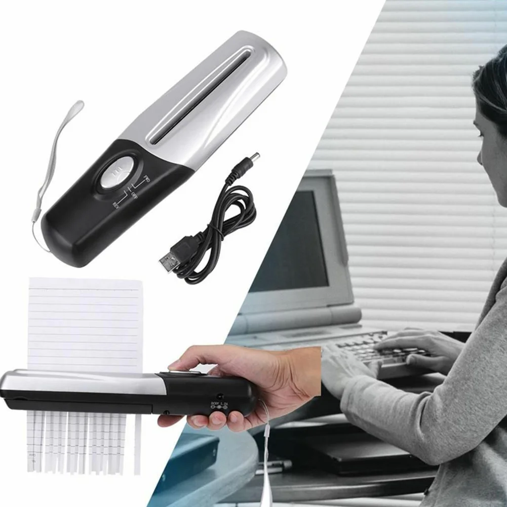 A6 A4 gevowen инструмент портфели snele USB Batterij Aangedreven papiervernitiger резак Thuis Мини Ручной