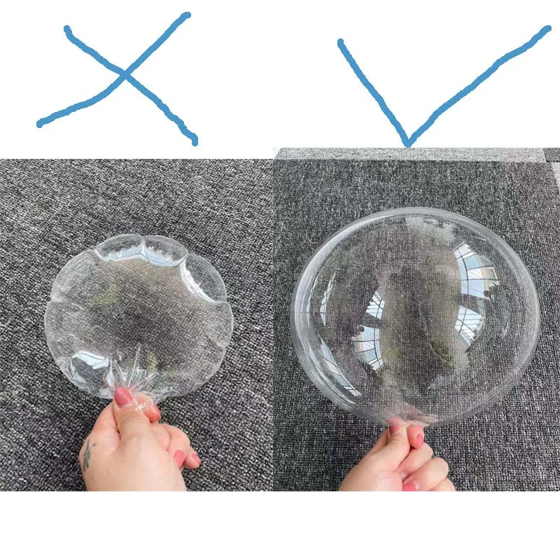 Воздушные шары с пузырьками Bobo 1 комплект 36 дюймов белый черный синий розовый