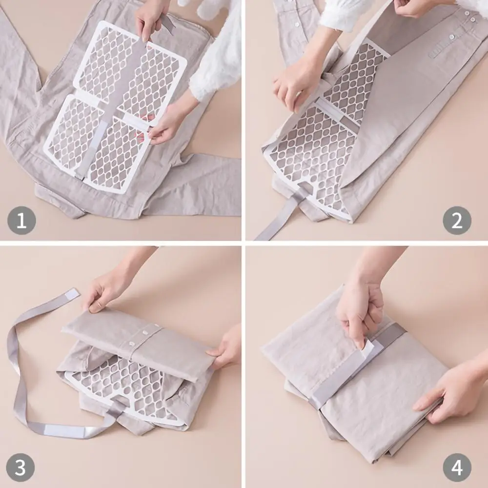 

5pcs Lazy Folding Clothes Organizer Shirt Organizer T Shirt Folder Board Clothing Dividers Stackable Folding Board