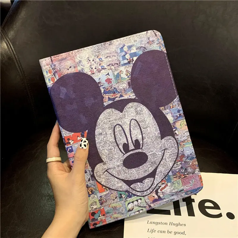 

Disney Ipad cover Mickey iPad Case For 2020 iPad 10.2 8th 2018 2017 9.7 Mini 5 2021 Pro 11 10.5 Air 3 4 ipad air 4 case