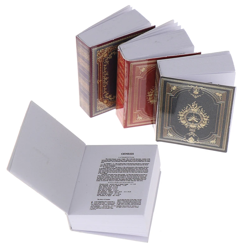 Новинка Лидер продаж миниатюрная книга для кукольного домика 1:12 Классическая с