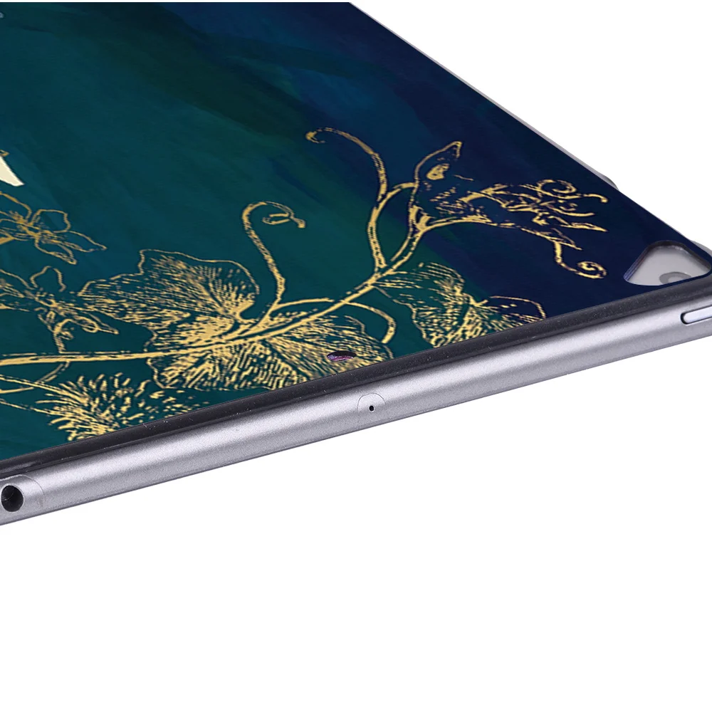 Жесткий чехол для планшета Apple IPad Air 3 10 5 дюйма (2019)/iPad 2/iPad 4 2020 9 с цветочными