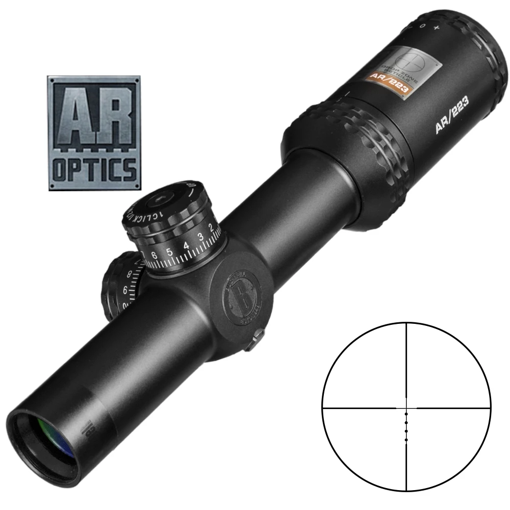 Тактический прицел 1 4x24 AR Optics Drop Zone 223 с мишенью колышки охотничьи прицелы для