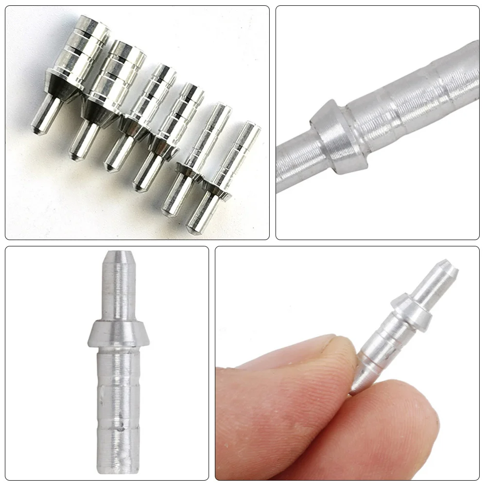 

40pcs Aluminum Arrow Tail Arrow End Nock Shaft Base Accessories